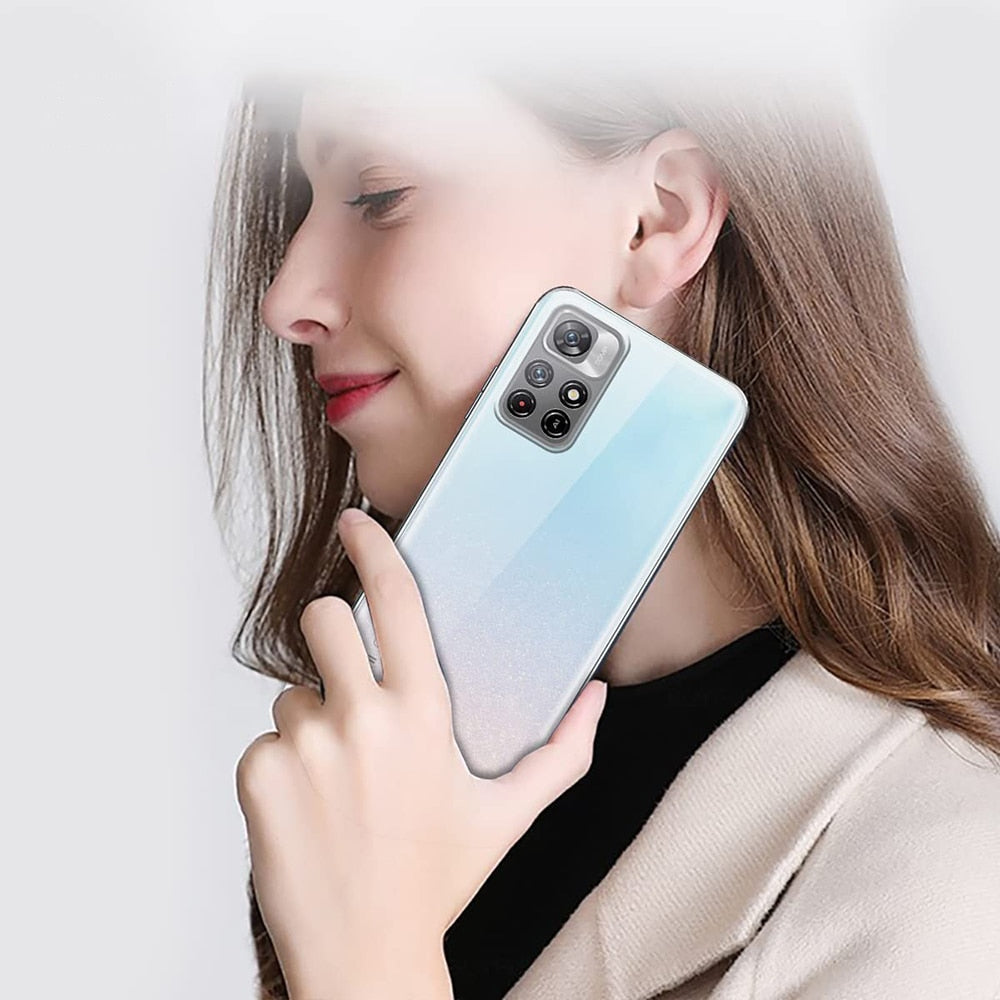 coque transparente pour smartphone.