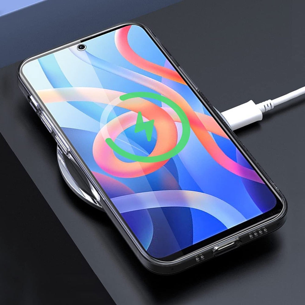 coque transparente pour smartphone.