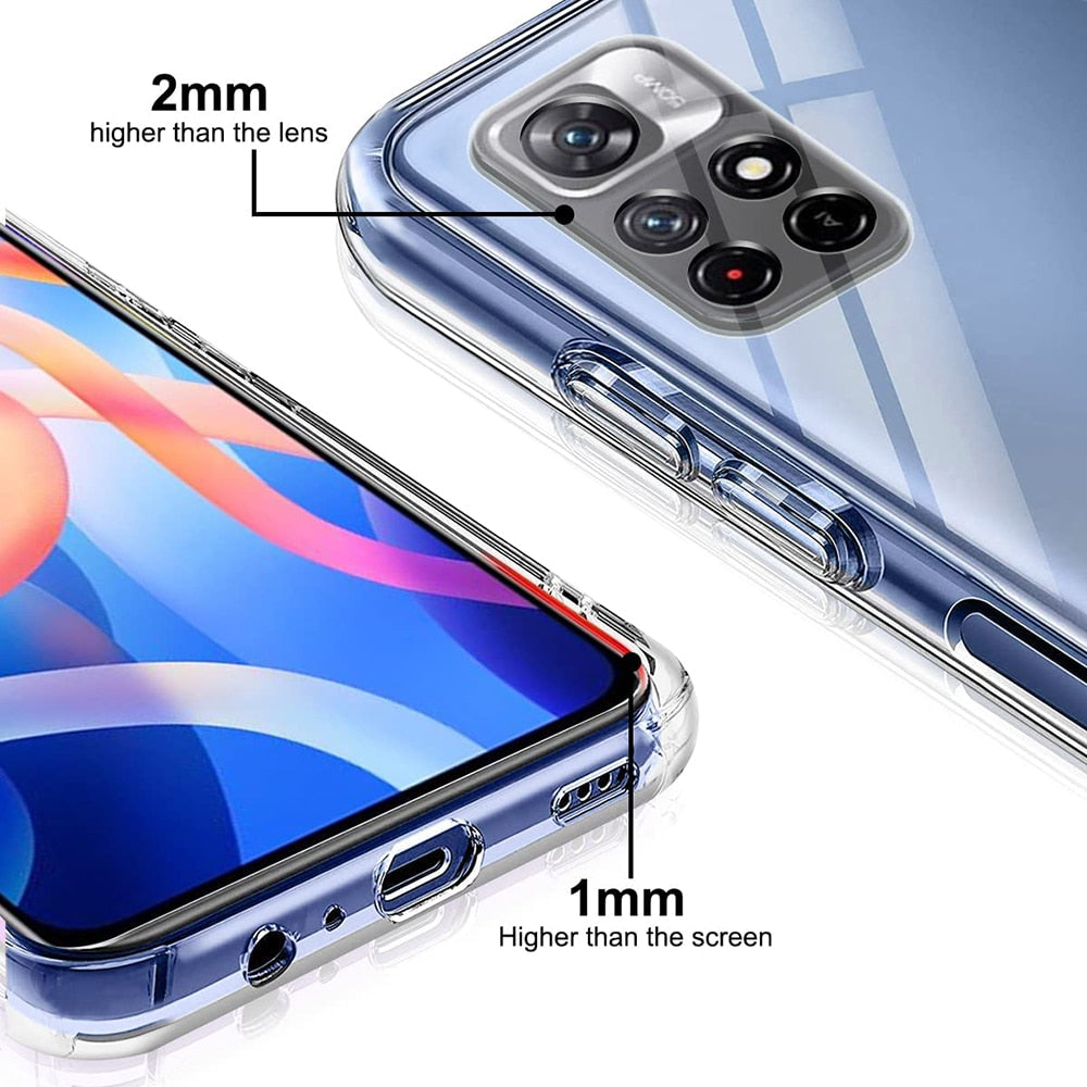 coque transparente pour smartphone.